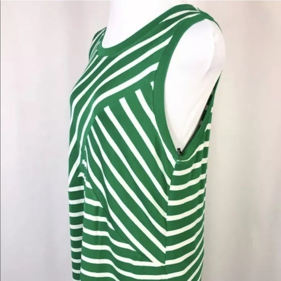CABI Women Size M GREEN & WHITE Amelia Tank Top Style #5758 - Picture 4 of 5